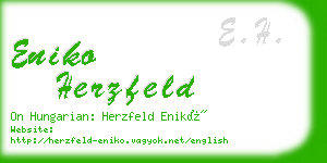 eniko herzfeld business card